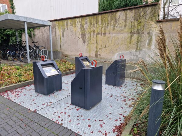 Entsorgungsfahrzeug im Einsatz