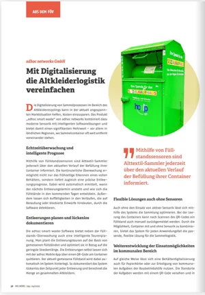 Artikel in VKS News 294, Seite 36